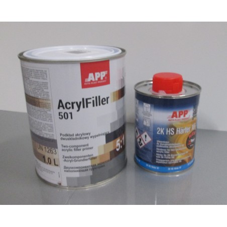 Apprêt Époxy Primaire 1kg + Durcisseur 0,2kg - Pour Carrosserie & Peinture - Marque APP